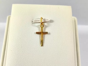 DELIKATNY ZŁOTY KRZYŻYK 585 0,25G 1,5 CM