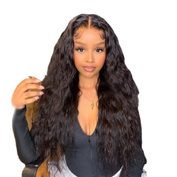 African Fashion Black Curly Long Hair Wig