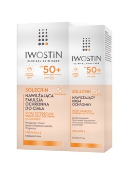 Zestaw IWOSTIN SOLECRIN Emulsja + Krem SPF 50+