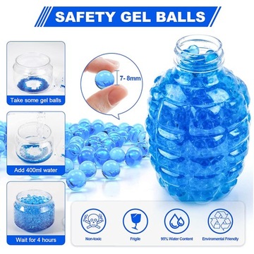 100 000 шт. ГИДРОГЕЛЕВЫЕ ШАРИКИ, украшение для вазы, аксессуары для игрушечного пистолета