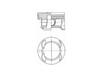 KOLBENSCHMIDT 41007600 PÍST