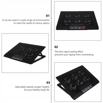 Кулер для ноутбука, 1 шт. Эффективное охлаждение вашего ноутбука