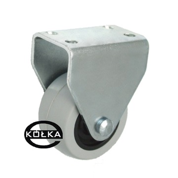Koło meblowe fi. 40 mm w obudowie stałej