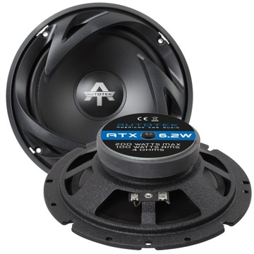 Głośniki samochodowe jednodrożne Autotek ATX6.2W midbas 16,5 cm moc 80WRMS
