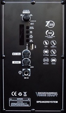 БЕСПРОВОДНАЯ КОЛОНКА BLUETOOTH 2 С ПОДСВЕТКОЙ