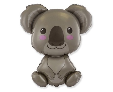 Balon foliowy Miś Koala zwierzę Urodziny 1-99 60cm