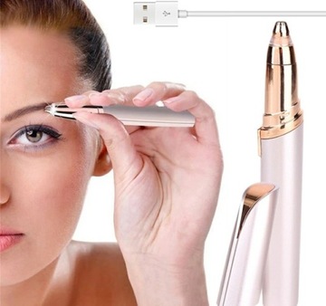 Depilator Eddcom Depilator Trymer Do Brwi Golarka Flawless Brows
