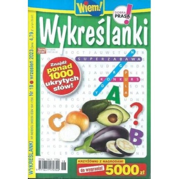 Krzyżówki Wiem! Wykreślanki 18/2023