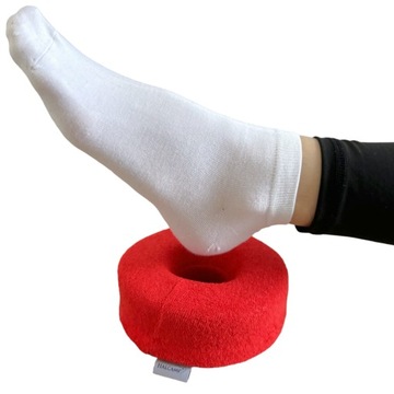 Krążek przeciw odleżynom poduszka POD ŁOKIEĆ PIĘTĘ PIANKA 5X15CM CZERWONY