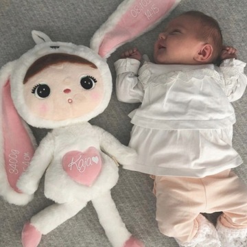 Кукла Metoo Cream Rabbit 48 см с именем
