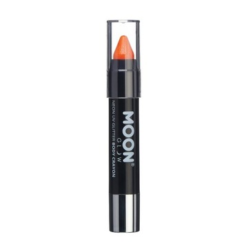 Farba Kredka DoTwarzyCiała MOONGLOW UV Glitt.Orang