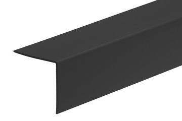 Profil ochronny kątownik CZARNY 40x40 mm PCV 250CM
