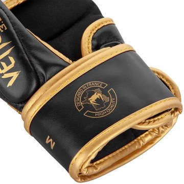 RĘKAWICE SPARINGOWE MMA VENUM CHALLENGER 3.0 S CZARNY/BIAŁY/ZŁOTY
