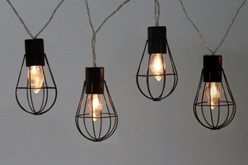 СОЛНЕЧНЫЕ САДОВЫЕ ЛАМПЫ GIRLAND LOFT 10LED ЛАМПОЧКА