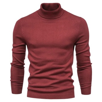 Men's solid color pullover sweater foreign trade h