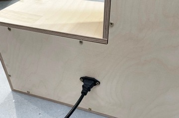 Drewniana 18stka świecąca LED cyfry 100cm urodziny