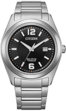 TYTANOWY ZEGAREK MĘSKI CITIZEN AW1641-81E KLASYCZNY Z BATERIĄ SŁONECZNĄ BOX