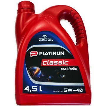 ORLEN PLATINUM CLASSIC synthetic 5W40 4,5L
