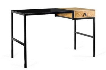 Metalowe biurko Leste home office szuflada design