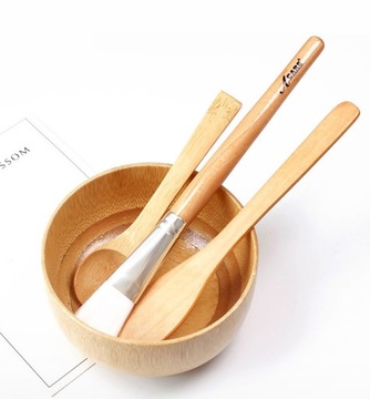 4 шт./компл. пустая бамбуковая кисточка для маски для лица с кистью