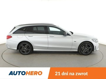 Mercedes Klasa C W205 Kombi Facelifting HYBRYDA 2.0 300 e 320KM 2021 Mercedes C 300 PHEV multibeam LED skóra/alcantara, zdjęcie 8