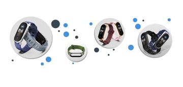 РЕМЕНЬ ДЛЯ MI BAND 7 XIAOMI ПРЕМИУМ СИНИЙ