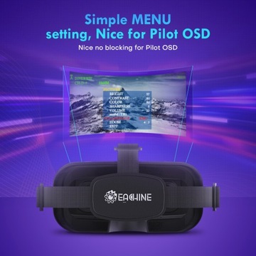 ОЧКИ FPV EACHINE EV800DM 900x600 HD DVR 5.8G 40CH