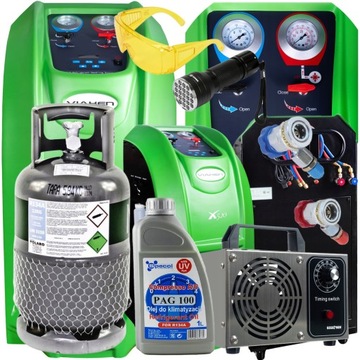 STACJA KLIMATYZACJI X520 OZONATOR BUTLA GAZ R134A