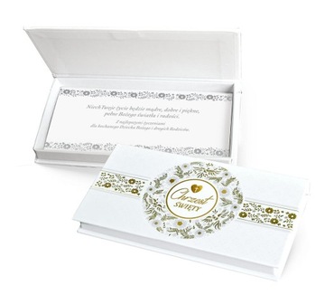 Pudełko ozdobne na banknoty MB-003 Chrzest