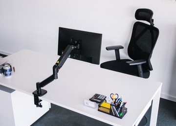 Держатель настольного монитора 17–40 дюймов с газовой пружиной, сертифицированный, ТВЕРДЫЙ