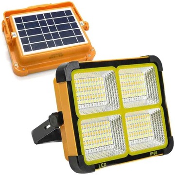 HALOGEN PRZENOŚNY LAMPA LED PRZENOŚNA SOLARNA 150W