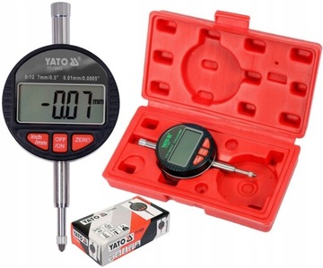 ЭЛЕКТРОННЫЙ ЦИФРОВОЙ ИНДИКАТОР YATO ПРОВЕРЯЕТ ВРАЩАЮЩИЕСЯ ЭЛЕМЕНТЫ YT-72453
