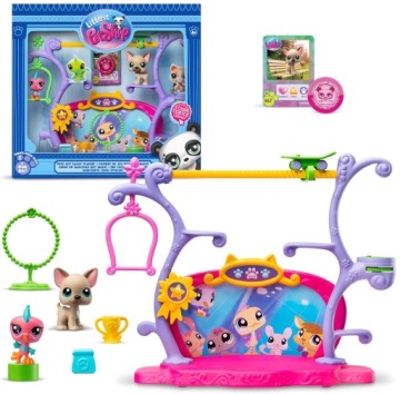 ZESTAW LITTLEST PET SHOP ZWIERZĄTKA PETS GOT TALENT SCENA FIGURKI+AKCESORIA