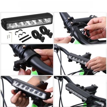 Мощный светодиодный передний фонарь для велосипеда 1400лм 4000мАч