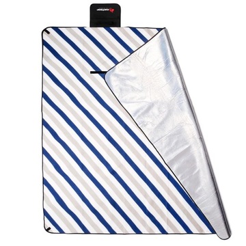 ОДЕЯЛО ДЛЯ ПИКНИКА METEOR BEACH 200x200 ALU полосы
