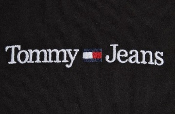 Tommy Jeans t-shirt Cls Serif Linear Tee czarny XS