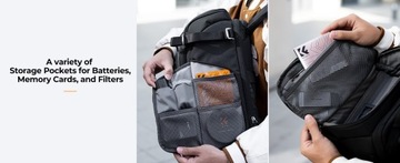 K&F Большой Вместительный Туристический Рюкзак для ФОТО 25л PRO