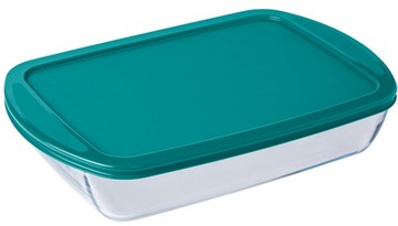 Naczynie żarooodporne zpokrywą Cook & Store Pyrex 4,5 L