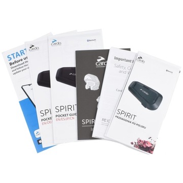 CARDO SPIRIT 1 BLUETOOTH HELMET мотоциклетный домофон