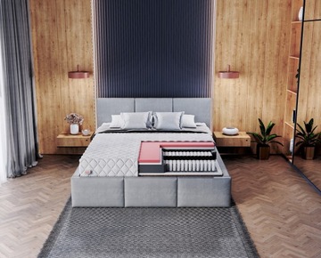 Materac 160x200 kieszeniowy visco kokos FDM KASPER