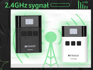Retekess TT122 Wireless Audio Turist Guide, 2.4 GHz Przewodnika Audio, 150M