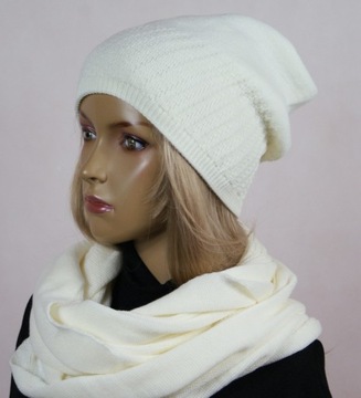 KOMPLET CZAPKA + KOMIN bez pompona # 41