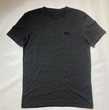 AllSaints Spitalfields All Saints SZARY T SHIRT /M