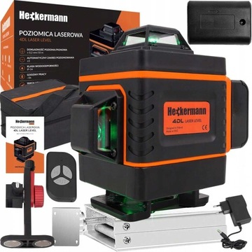 POZIOMICA LASER KRZYŻOWY LASEROWA 25M ZIELONY