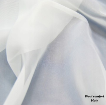 Образцы однотонных белых шторных тканей