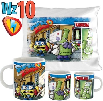 НАБОР КРУЖКА + ПОДУШКА SUPER ZINGS + ИМЕННЫЙ ПОДАРОК