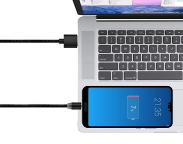 МАГНИТНЫЙ КАБЕЛЬ 3А 3В1 для IPHONE MICRO USB TYPE C