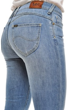 LEE spodnie JEANS blue slim JADE SEASONAL_W25 L33
