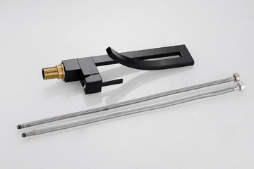 Смеситель для умывальника с эффектом дизайна MAT BLACK v2
