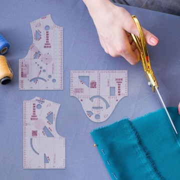 Набор линеек для модного дизайна 1:3 Линейка для дизайна одежды для создания выкроек